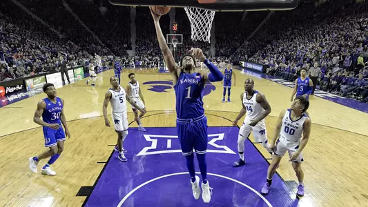 Wildcats take first round of Dillons Sunflower Showdown, 74-67 Image