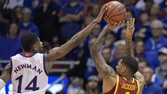 Newman leads No. 12 Kansas past Iowa State, 83-78 Image