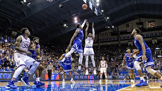 Hot-shooting Jayhawks claim 92-56 season-opening win Image