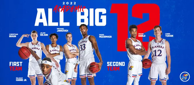 Seven Jayhawks Earn 2022 Academic All-Big 12 Team Honors Image