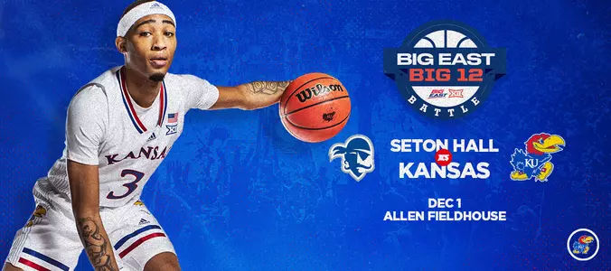 Kansas to Host Seton Hall in Big 12-BIG EAST Battle Image