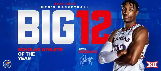 McCormack Named 2022 Big 12 Men’s Basketball Scholar-Athlete of the Year Image
