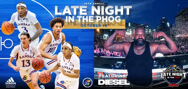 Kansas Basketball Announces Details for 38th Annual Late Night in the Phog on October 14 Image