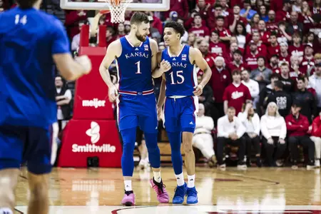 No. 2 Kansas Rallies for 75-71 Win at Indiana Image