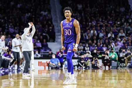 Second-Half Comeback Fuels Kansas Past Kansas State, 78-75 Image