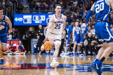No. 7 Kansas Falls to BYU Tuesday, 76-68 Image