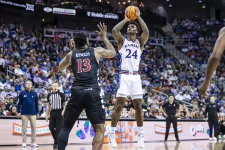 No. 16 Kansas Falls to Cincinnati in Big 12 Championship, 72-52 Image