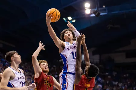 Wilson and Dick Lead KU to 94-63 Win Versus Pitt State Image