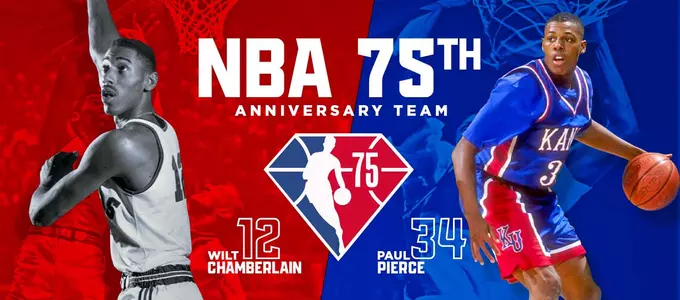 Two Kansas Legends Named to the NBA 75th Anniversary Team Image