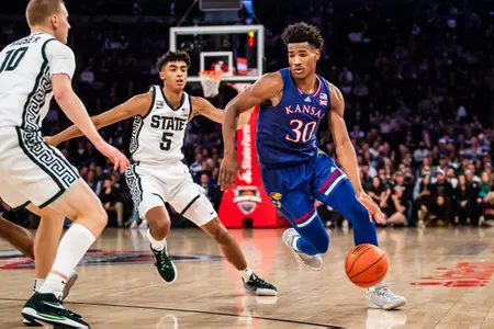 Agbaji Named Big 12 Player of the Week Image