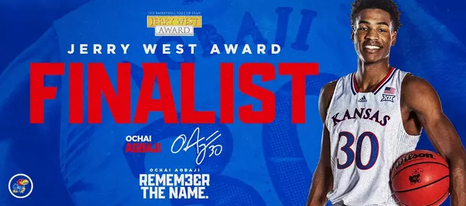 Agbaji Named a Jerry West Shooting Guard of the Year Finalist Image