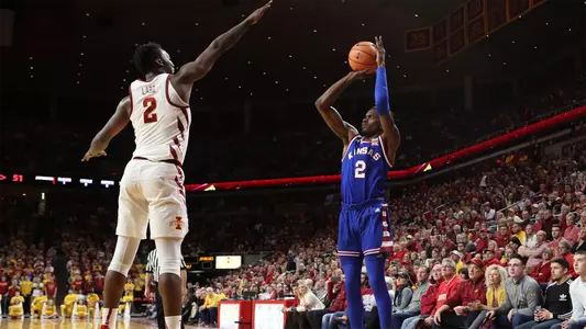 Balanced attack leads Kansas past Iowa State, 83-77 Image
