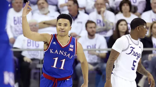 KU freshmen shine in 82-77 overtime win at TCU Image