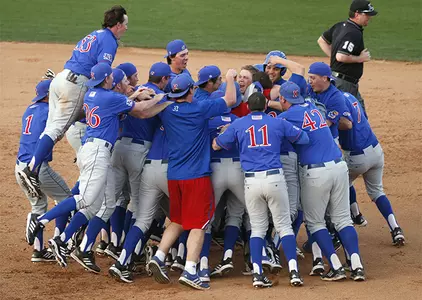 Tharp, Kansas Walk-Off in 10 Against BYU, 11-10 Image