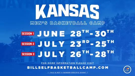 Kansas Men’s Basketball Announces Camp Plans for Summer 2021 Image