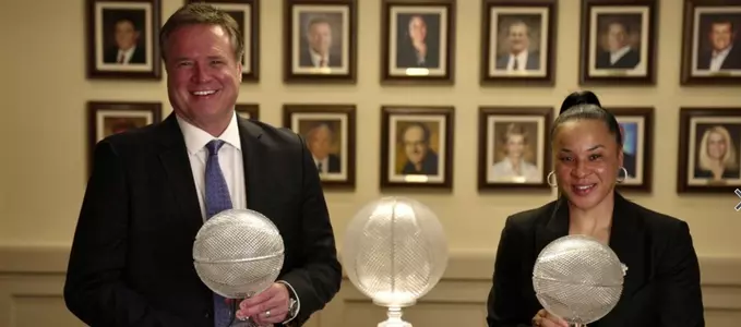 Bill Self Receives His Second Winged Foot Award from New York Athletic Club Image