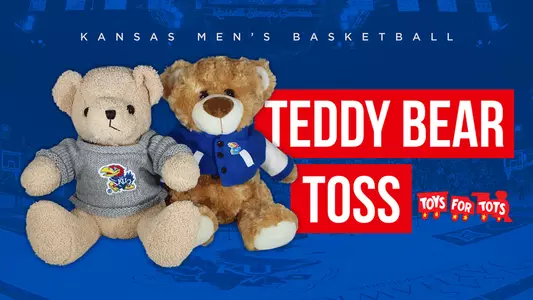 Jayhawks to hold teddy bear toss to benefit Toys for Tots Image