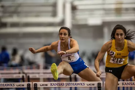 Jayhawks in Action at the DeLoss Dodds Invitational Image