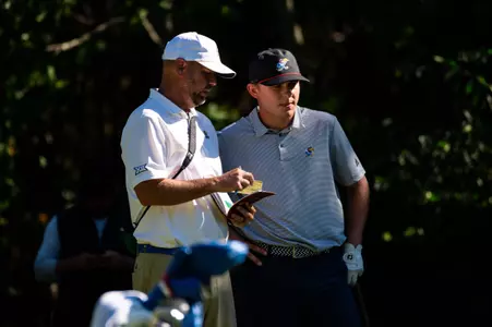 Broin Finishes T5, Jayhawks Take 7th at the Blessings Collegiate Invitational Image