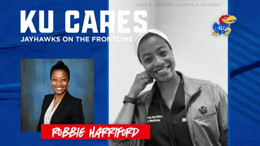 KU Cares: Jayhawks on the Front Lines - Dr. Robbie Harriford Image