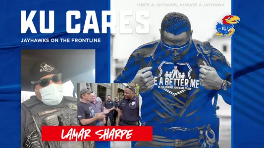 KU Cares: Jayhawks on the Front Lines - Officer Lamar Sharpe Image