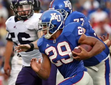 Kansas Rolls Past Northwestern State, 49-18 Image