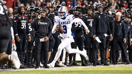 Kansas Defeats Cincinnati 49-16 for Eighth Win of Season Image