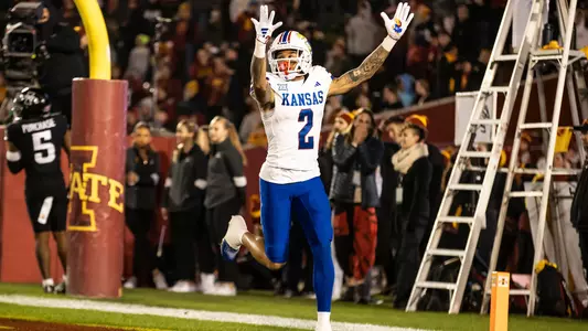 No. 22 Jayhawks Move to 7-2 with Road Victory at Iowa State Image