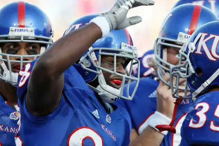 Jayhawks Roll Past Iowa State 45-7 Image
