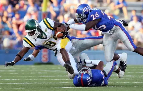 Jayhawks Roll Over Southeastern Louisiana, 62-0 Image