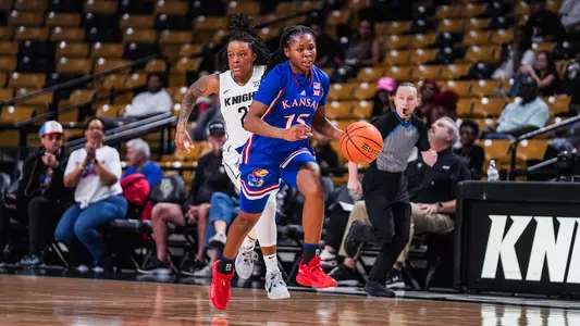 Jackson Leads Jayhawks in Road Win at UCF Image