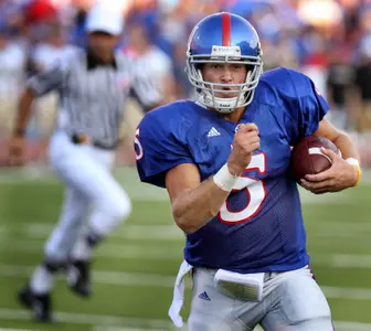 Reesing Powers No. 25 Jayhawks Past Northern Colorado 49-3 Image