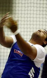 Agafonov Second, Battle 10th in Weight Throw at NCAA Championships Image