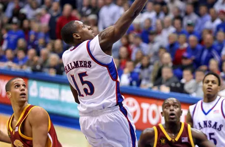 Chalmers Leads Jayhawks Past Trojans Image