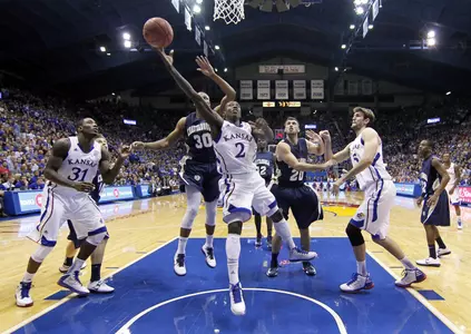 No. 7 Kansas Storms Back in Second Half to Top Mocs, 69-55 Image