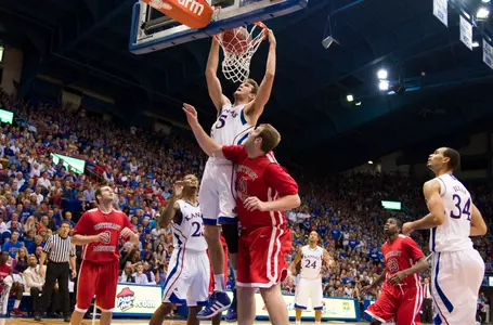 No. 7 Kansas Heats Up Late to Top SE Missouri State, 74-55 Image