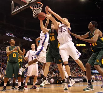 Kansas Upset By Baylor, 71-64, in Men's Big 12 Tournament Quarterfinals Image