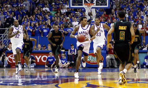 Collins Leads No. 3 Kansas To 81-75 Victory Against No. 25 Baylor Image