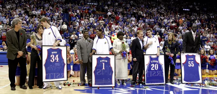 Kansas Cruises Past Colorado on Senior Night, 75-54 Image