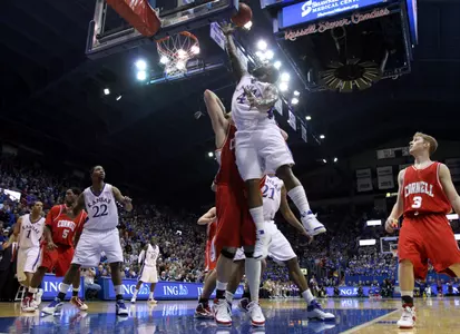 Collins Lifts No. 1 Kansas To Narrow Basketball Victory Image