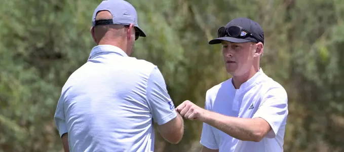 Jayhawks in Top 10 After Round 2 of NCAA Championships Image