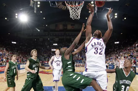 Jayhawks Cruise Past Dartmouth Image