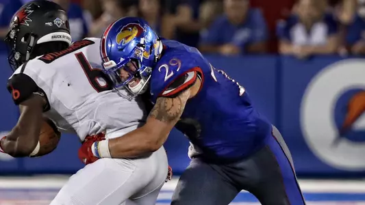 Joe Dineen Jr., named Big 12 Defensive Player of the Week Image