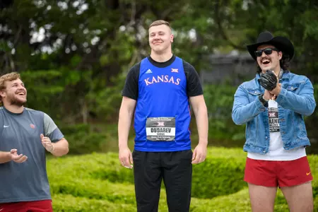 Dudarev’s Hammer Throw Title Highlights Day One of Big 12 Outdoor Championship Image