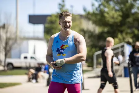 Jayhawks Compete on Day 1 of Kansas Relays Image
