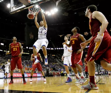 Ellis Powers No. 7/6 Kansas into Big 12 Title Game Image