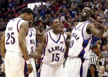 No. 10/12 Kansas Upends No. 1 Florida, 82-80 Image