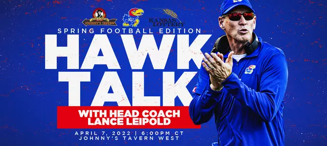 Hawk Talk With Lance Leipold Set for Thursday Image