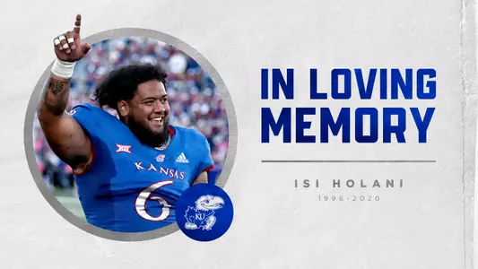 Kansas Football Mourns the Loss of Isi Holani Image