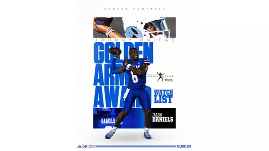 Jalon Daniels Recognized on Johnny Unitas Golden Arm Award Watch List Image